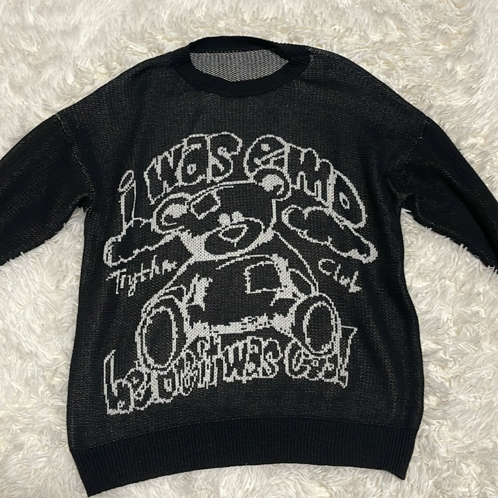 Oversized sweater from Shein.
